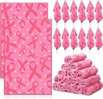 Tradder 24 Pcs Breast Cancer Awareness Towels Pink Ribbon Small, Delicate. Fixed Price $49.99.