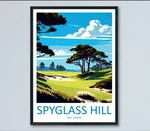 Spyglass Hill Golf Course Travel Print Wall Art Hanging Home. Fixed Price $35.09.