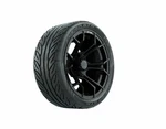 Gtw 14" Spyder Matte Black Golf Cart Wheels 205/40-R14 Fusion Street Tires. Fixed Price $798.99.
