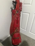 Tony Penna Taylormade Vintage Mixed Golf Club Set W/ Amf Ben Hogan Bag. Fixed Price $350.00.