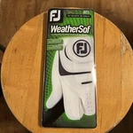 1PC New Fj Footjoy Weathersof Golf Gloves Men's White Left Hand Breathable M/l. Fixed Price $17.90.