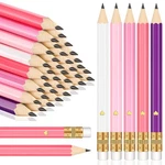 80 Pcs 4 Inch Mini Golf Pencils With Eraser 2 Hb Pre Sharpened Pink Heart. Fixed Price $25.36.