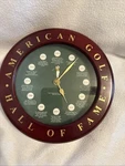 American Golf Hall Of Fame 9 Inch Cherry Wood Battery Quartz Wall Clock DECOR1. Fixed Price $25.99.