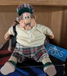 Russ The Country Folks Stew Mulligan Character Doll Plaid Outfit Golf Clubs 2904. Fixed Price $14.99.
