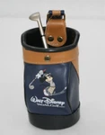 Walt Disney World Mickey Mouse Mini 5" Golf Bag Pen Holder With Tees & Club. Fixed Price $28.77.