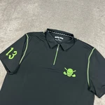 Tattoo Golf Polo Shirt Mens Xl Black Performance Stretch Skull Lucky 13 Series. Fixed Price $21.59.