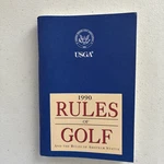 Vintage Usga 1990 Rules Of Golf And The Amateur Status Pocket Size. Fixed Price $11.00.