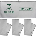 Batiyeer 3 Pack Caddy Golf Towels 18'' X 40' Large For Bags, Grey. Fixed Price $32.99.