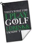 That;s What Do Play Golf And Polyester Cotton 23.6X15.7 In, Black. Fixed Price $23.99.