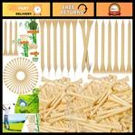 2000 Pcs Bamboo Golf Tees - Professional Bulk Set For Men, Women & Kids, Reduce. Fixed Price $161.99.