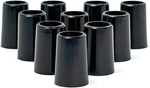.355" Taper Tip Black Golf Club Ferrules Durable Plastic, Fits 10. Fixed Price $19.43.