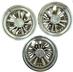 Set Of 3 Gtw Chrome Golf Cart Tire Hub Cap For Ez-go Spoke Design. Fixed Price $29.95.