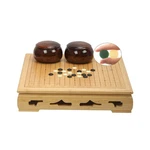 Vph Compact Go Game Set With Frame - 0.8'' Bamboo Reversible 19X19 Board, Old.... Fixed Price $387.41.