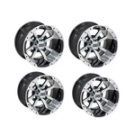 Golf Cart Gtw Storm Trooper 10 Inch Machined Black Wheel W/ 3:4 Offset. Fixed Price $234.95.