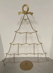 Joan Rivers Gold Ornament Tree Stand Frame Wreath Detail-new. Fixed Price $18.00.