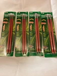 Eight (8) Ticonderoga #13901 Red Erasable Pencils, Sharpened, Non Toxic. Fixed Price $12.65.