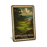 Spyglass Hill Metal Sign, Coastal Wall Art, Gift For Golfers,. Fixed Price $20.25.