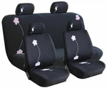 Streetwize Black Flower Bloom Girls Lo-back Car Seat Set + Headrest. Fixed Price $26.72.
