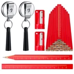 Honoson 24 Pieces Carpenter Pencils 7 Inches Octagonal Hard Black Constructio.... Fixed Price $19.45.