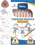 Learning Pencils For Toddlers 2-4 Years Kids 8 Count (pack Of 1). Fixed Price $14.52.