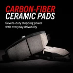 Powerstop Z23 Daily Driver Carbon-fiber Ceramic Brake Pad And Drilled & Slotted. Fixed Price $302.43.