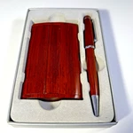 Things Remembered Engraveable Wooden Pen & Business Card Holder Set New Box. Fixed Price $11.95.