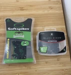 Softspikes Golf Cleats Lot 27 Black Widow Plastic & Green. Fixed Price $16.90.