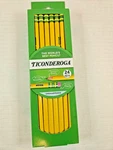Ticonderoga Pencils, #2 Hb Lead, Medium Soft, Pack 24. Fixed Price $7.10.