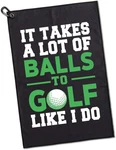 It Takes Lot Ball Golf Like Printed Microfiber 23.6X15.7, Black. Fixed Price $21.46.