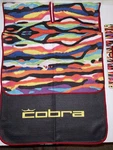 Cobra Microfiber Crazy Snake Multicolor Golf Tour Club Towel 39"X14" Nwt. Fixed Price $22.99.