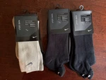3 Mens Dry Fit Nike Golf Socks Tour Crew Full Cushion Tab Low Cut Black White. Fixed Price $18.88.