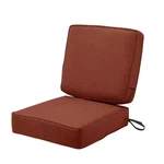 Classic Accessories Montlake Fadesafe Water-resistant Patio Cushion Set. Fixed Price $49.95.