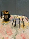 Things Remembered Golf Bag 4 Piece Desk Gift Set, Is Personalized Uncle Tom. Fixed Price $9.95.