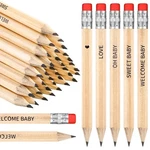50 Pieces 4 Inch Baby Shower Pencils For Games Mini Golf Half Wood. Fixed Price $17.79.