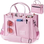 Canvas Tote Bag For Women With Zipper Closure & Individual Compartments Work. Fixed Price $22.99.