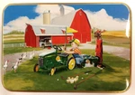 John Deere Golf Balls, Tees, Divot Tool & Collector Tin Set, New. Fixed Price $7.99.