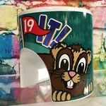 Gopher It! 19TH Hole Coffee Mug Cup Clubhouse Golfing Caddyshack Bar Flag. Fixed Price $15.99.