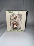 Gifts GALLERY/19TH Hole 'golf Is Humorous/joke Roll Of Toilet Paper Vintage. Fixed Price $9.99.