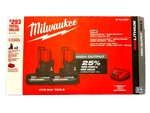 Milwaukee 48-59-2450P M12 Red Lithium High Output XC5.0 Starter Kit + Charger. Fixed Price $139.99.