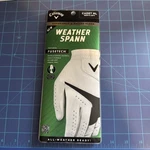 Callaway Golf Left Handed Weather Spann Synthetic Glove Size: Cadet M/l. Fixed Price $9.00.