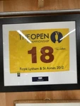 Open Golf Flag Lytham St Anne 2012 Signed By Tom Watson Framed Superb Cond. Fixed Price $200.46.