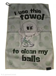 Towel Microfiber With Clip Funny Cleaning Cloth Balls Clubs Shankitgolf. Fixed Price $8.00.