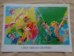 Sports Artist Leroy Neiman Poster Print Lithograph Golfing Pro Legends Pga. Fixed Price $29.99.