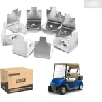 Durable Silver Aluminum Golf Cart Wheel Hub Caps 4 Piece Set For Ez-go/yamaha. Fixed Price $14.99.