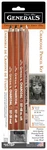 General's Charcoal Pencil Set (557BP), 3 Black (2B, 4B, 6B),1 White .... Fixed Price $13.50.
