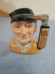 Vintage Royal Doulton D6756 Toby Mug 1970 "golfer" Bag Handle D.b. Biggs. Fixed Price $25.00.
