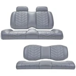 Madjax Aviator Cushion Set Fit E-z-go Txt Front & Rear Golf Cart Seats Graphite. Fixed Price $1279.95.