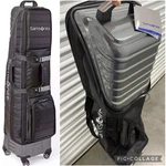 Samsonite 6960 The Protector Hard / Soft Golf Travel Cover With Shark Wheels Nob. Fixed Price $239.95.