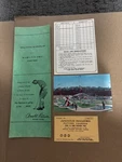 Golfer Arnold Palmer 1960S Miniature Course Scorecard Postcard Pennsylvania. Fixed Price $29.99.