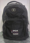 Ogio Tribune Gt Backpack Black New Pga Works Collegiate Championship Embroidered. Fixed Price $59.95.